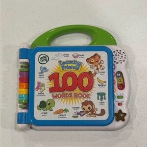 SOLD LeapFrog Learning Friends 100 Words Book - Blue and White